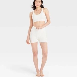 Colsie Fuzzy High-Waisted Shorts